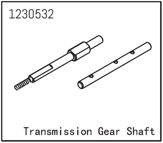 Absima TransMLssion Gear Shaft ( AB 1230532)