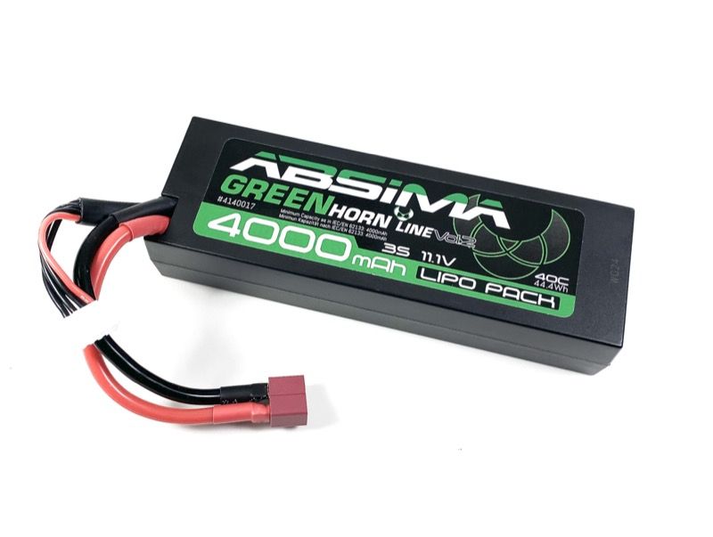 Absima Greenhorn Vol.2 LiPo 11.1V-40C 4000 Low Profile (T-Plug) ( AB 4140017)