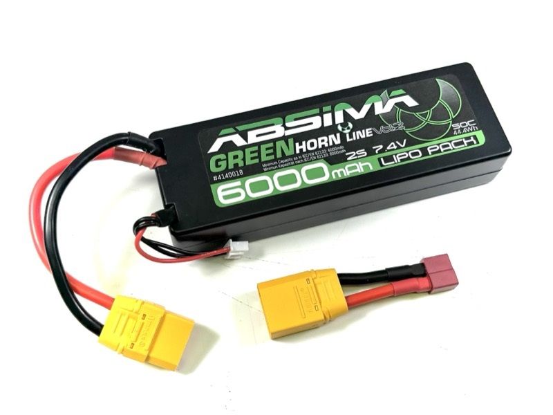 Absima Greenhorn Vol.2 LiPo 2S 7.4V-50C 6000 HC (XT90/T-Plug) ( AB 4140018)