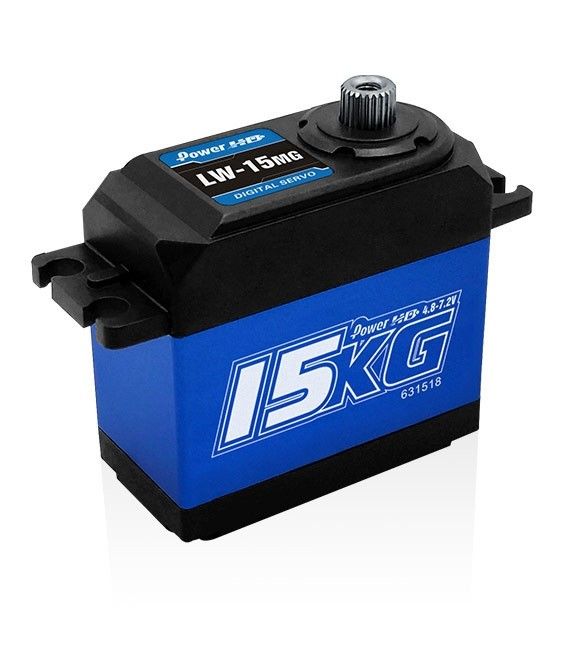 Power HD LW-15MG Alu Case Digital Waterproof Metal Geared Servo 15Kg (HD-LW-15MG)