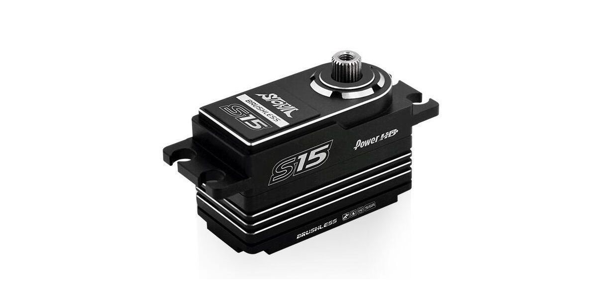 Power HD S15 Low Profile ,HV,MG, Brushless, Aluminium Case, SSR (15 KG/0.06 SEC) (HD-S15)