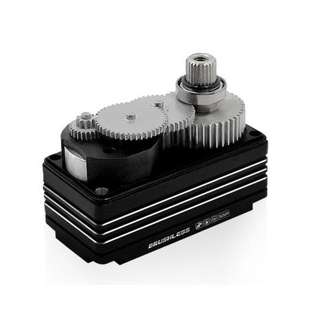 Power HD S15 Low Profile ,HV,MG, Brushless, Aluminium Case, SSR (15 KG/0.06 SEC) (HD-S15)