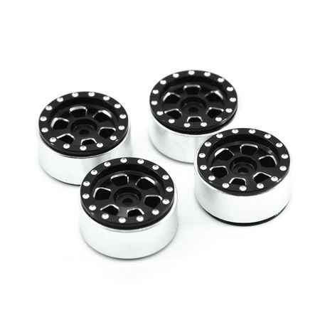 SC Models 1.0&quot; CNC Beadlock Wheels TRX-4M - Black (SCDTTRX4M011B)