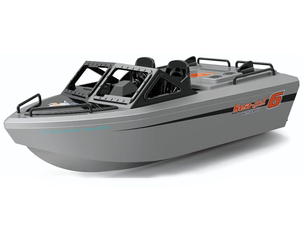 Heng Long Sea-God 6 Karting Brushless RTR Boat - 245mm Grey (HL3701-GY)