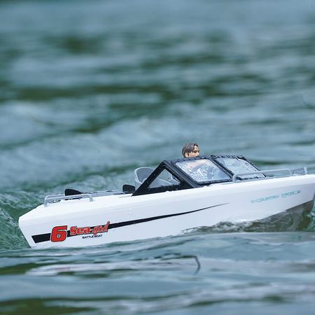 Heng Long Sea-God 6 Karting Brushless RTR Boat - 245mm White (HL3701-W)