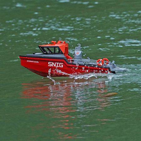 Heng Long Snig Rescue Brushless RTR Boat - 320mm White ( HL3702-B)
