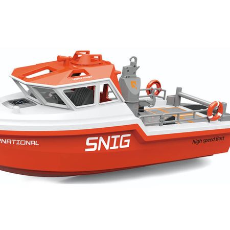 Heng Long Snig Rescue Brushless RTR Boat - 320mm White (HL3702-W)