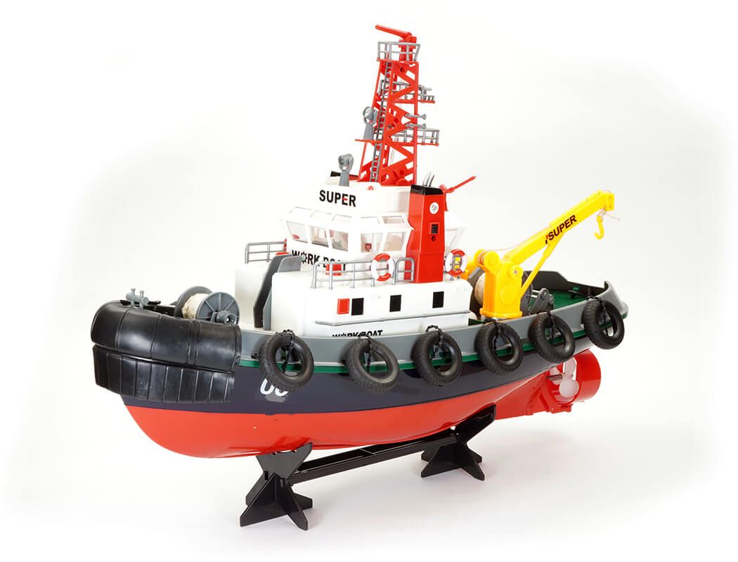 Heng Long Tug Work Boat 2.4Ghz, 600mm W/Water Hose (HL3810)