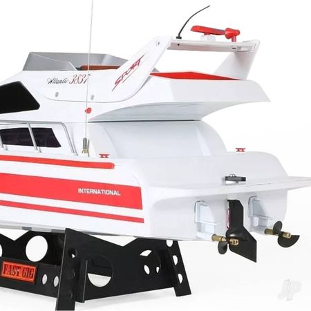 Henglong Atlantic Yacht (Luxury Powerboat) RTR, Red (700mm) (HLG3837)