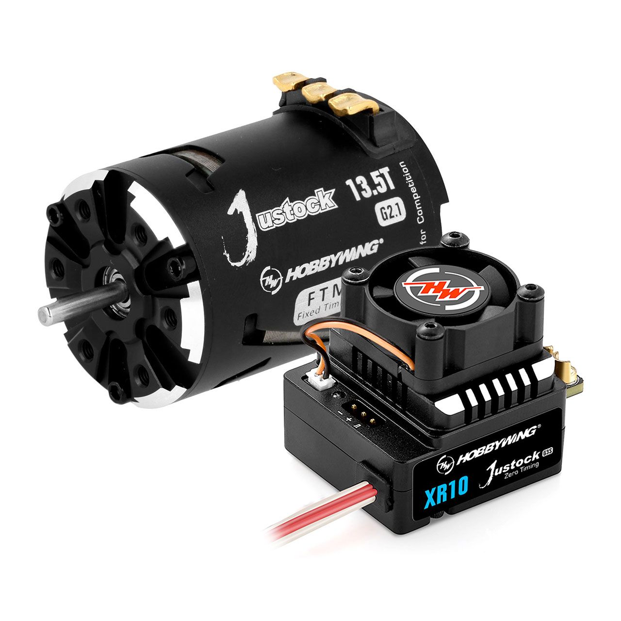 Hobbywing Combo XR10 Justock G3S ESC &amp; Justock G2.1 - 13.5T Motor (HW38020371)