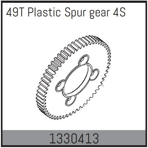 Absima 49T Plastic Spur Gear ( AB 1330413)