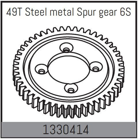 Absima 49T Steel Spur Gear ( AB 1330414)