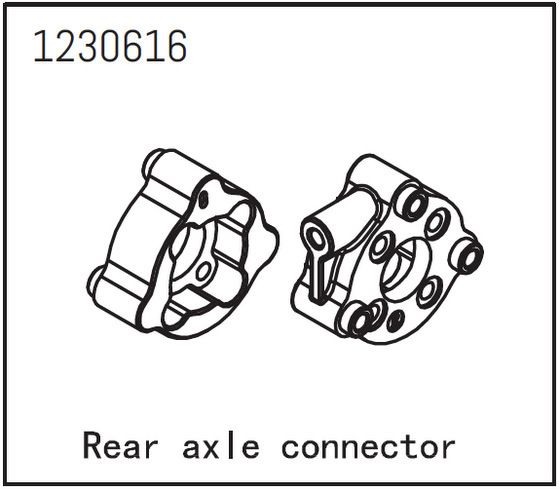 Absima Rear AXLe ConnECtor ( AB 1230616)