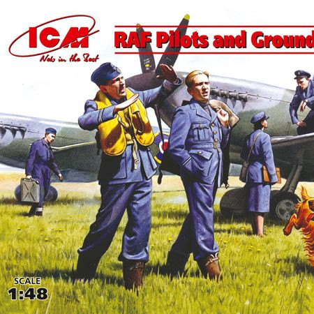ICM RAF Pilots &amp; Ground Personnel (1939-1945) 7 Figures (ICM48081)