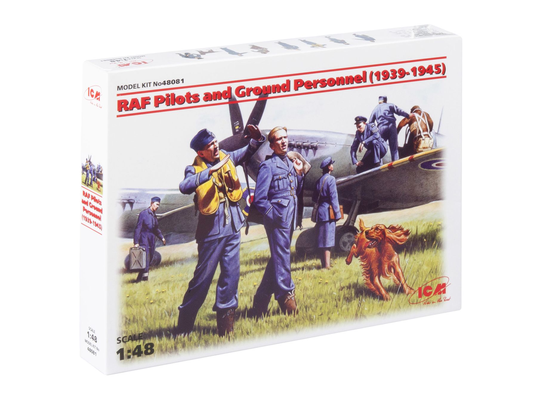 ICM RAF Pilots &amp; Ground Personnel (1939-1945) 7 Figures (ICM48081)