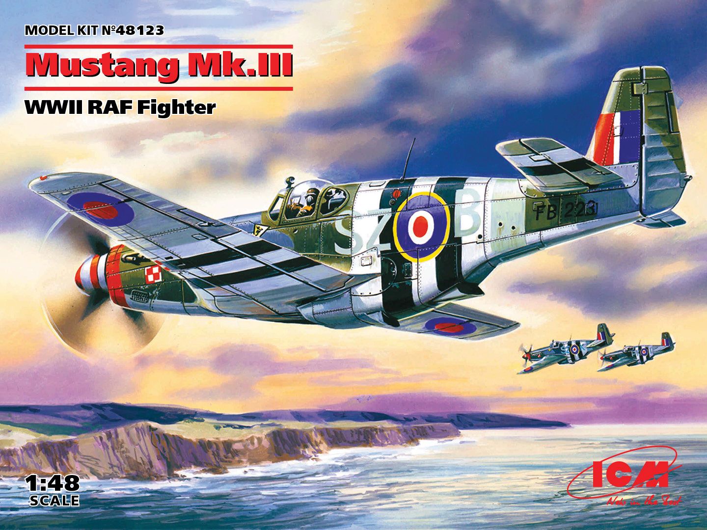 ICM Mustang Mk.III, WWII RAF Fighter Plane (ICM48123)