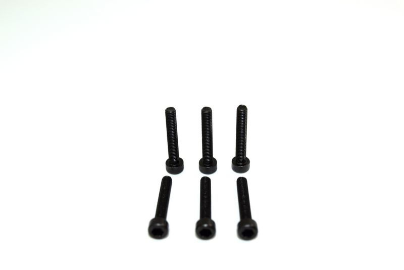 Absima Cup Head Hex Screw M3X18 (6) AB2.8 BL ( AB 1330197)