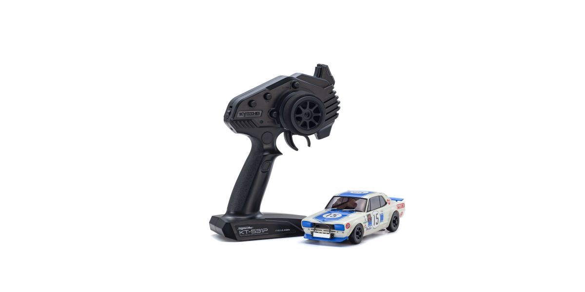 Kyosho Mini-Z AWD Skyline 2000GT-R KPGC10 Racing&#039;72 Blue No15 (K.32643BL)