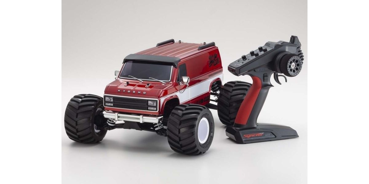 1:10 Kyosho Mad Van VE 4WD Fazer MK2 Readyset - Red (K.34491T1B)