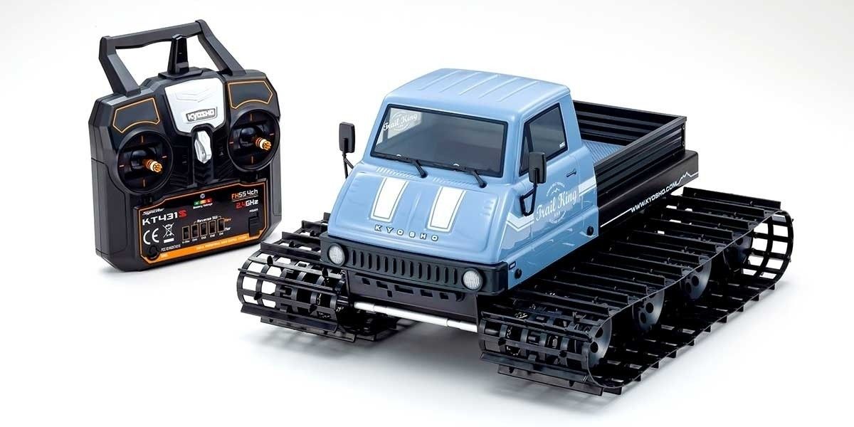 Kyosho Trail King 1:12 Readyset EP Belt Vehicle - T2 Blue (K.34903T2B)