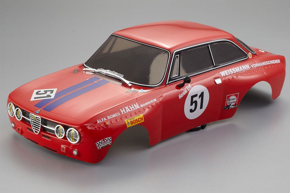 Killerbody Alfa Romeo 2000 GTAM 190mm Finished Body Red (KB48251R)
