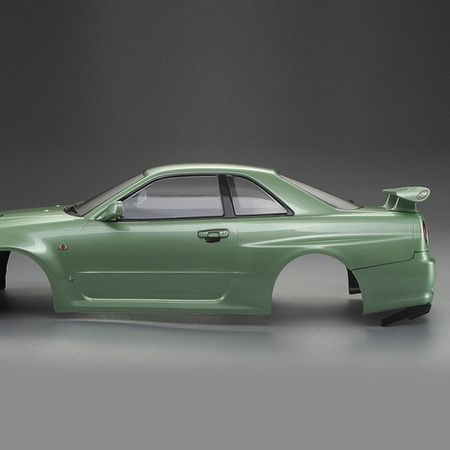 Killerbody Nissan Skyline R34 195mm Finished Body Green (KB48646)