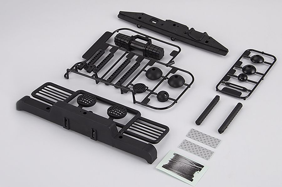 Killerbody Front &amp; Rear Bumper w/accent Light &amp; Winch (Traxxas TRX4/Axial SCX10) (KB48724)