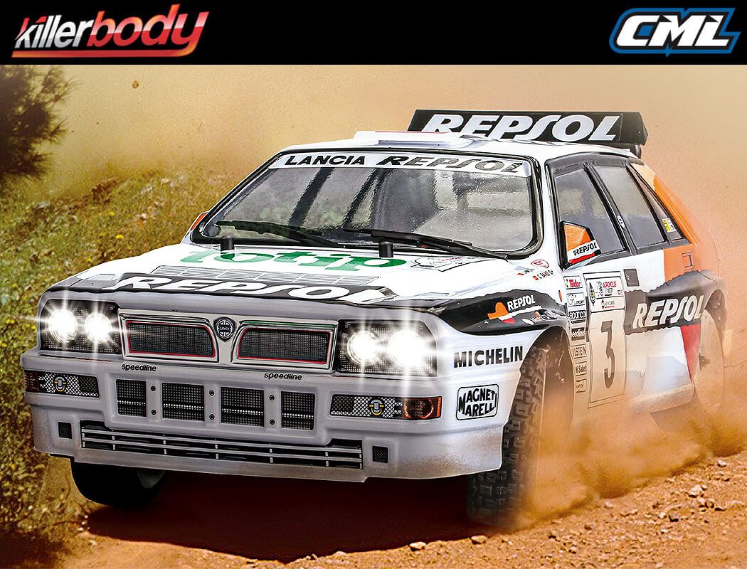 Killerbody 1:10 Lancia Delta Respol &#039;93 Rally On Venus Chassis RTR (KB48837R)