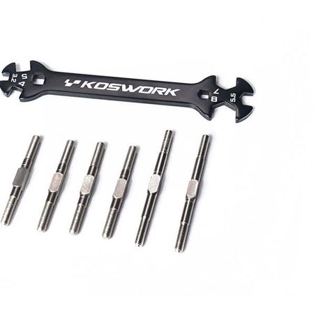 Koswork Turnbuckle Set HD (6) Tamiya BBX (KOS04405)