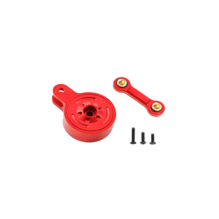 SC Models Aluminum 25T Servo Horn Red Arrma 3S/4S (KR002A)