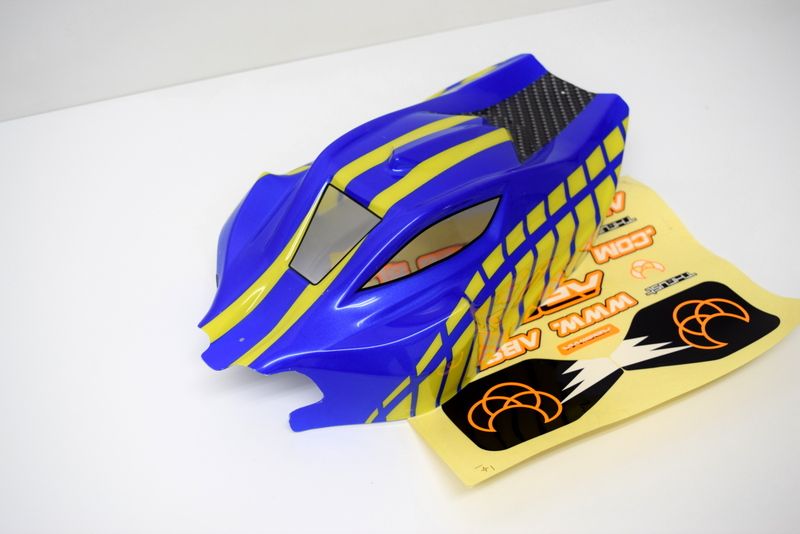 Absima Printed Body Blue/Yellow AB2.8 BL ( AB 1330216)