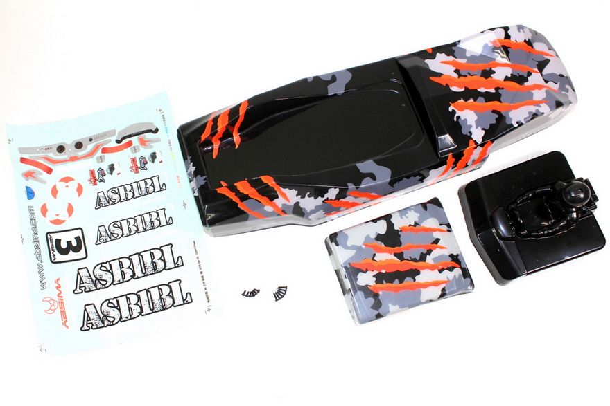 Absima Body Camouflage/Orange Sand Buggy ( AB 1230120)