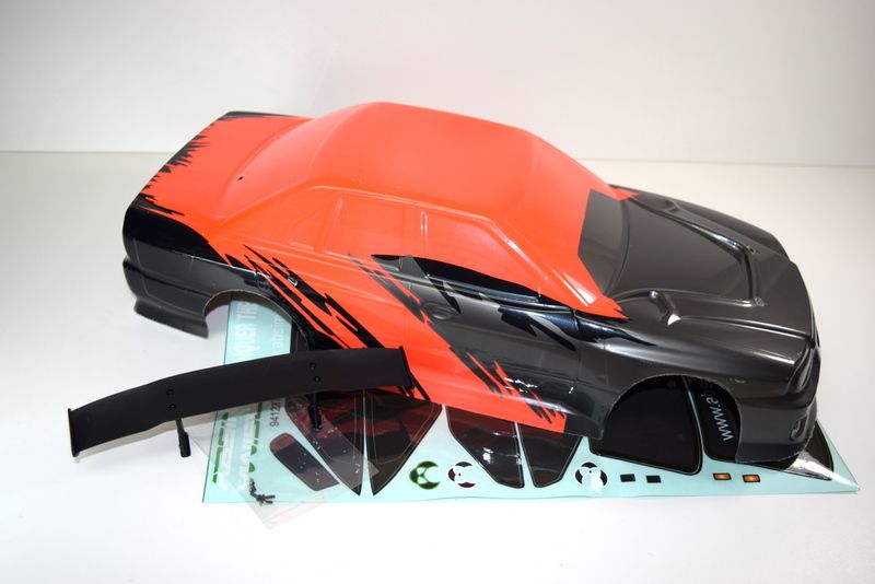 Absima Body red/black/grey ATC 2.4 RTR/BL ( AB 1230251)