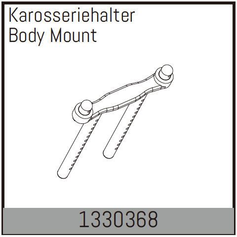 Absima Body Mount (2) ( AB 1330368)