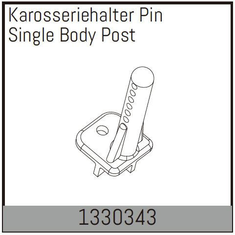 Absima Single Body Post ( AB 1330343)