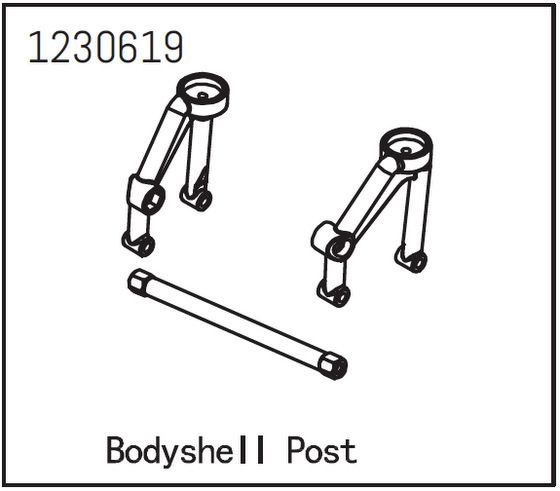 Absima Body Shell Post Front - Sherpa  ( AB 1230619)