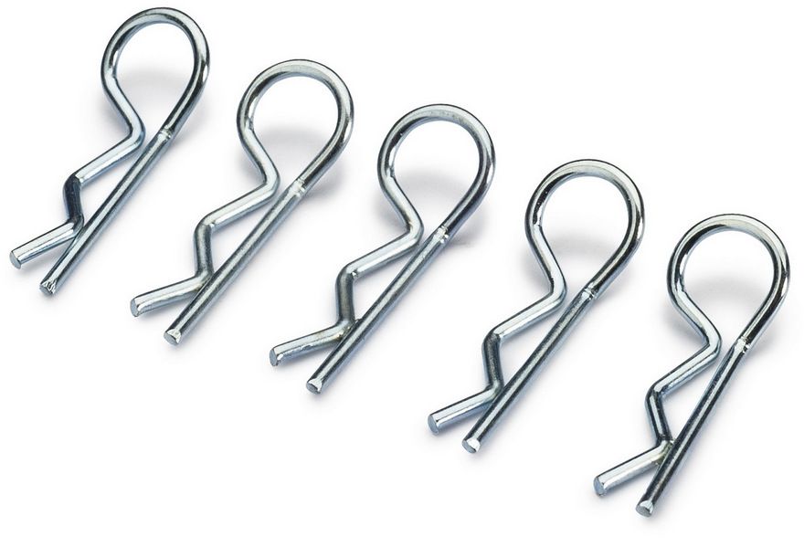 Absima Body Clips Large/Silver (10) ( AB 2440014)