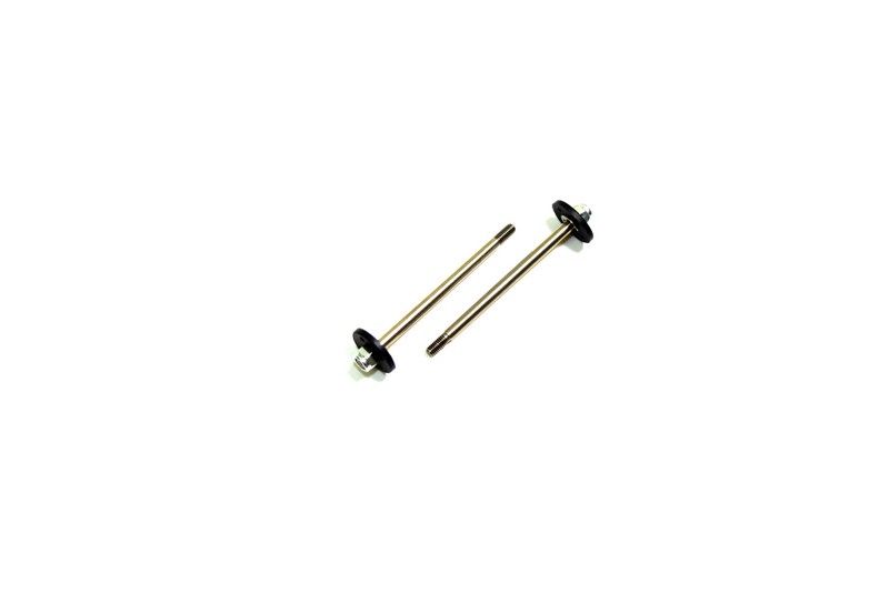 Absima Shock Shaft &amp; Piston Set Front (2) AB2.8 BL ( AB 1330106)