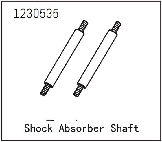 Absima Shock Absorber Shaft - Sherpa (2) ( AB 1230535)