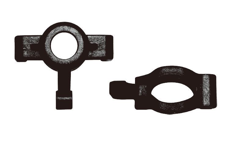 Absima L/R Front Hub Carriers And Steering Hubs ( AB 18301-15)