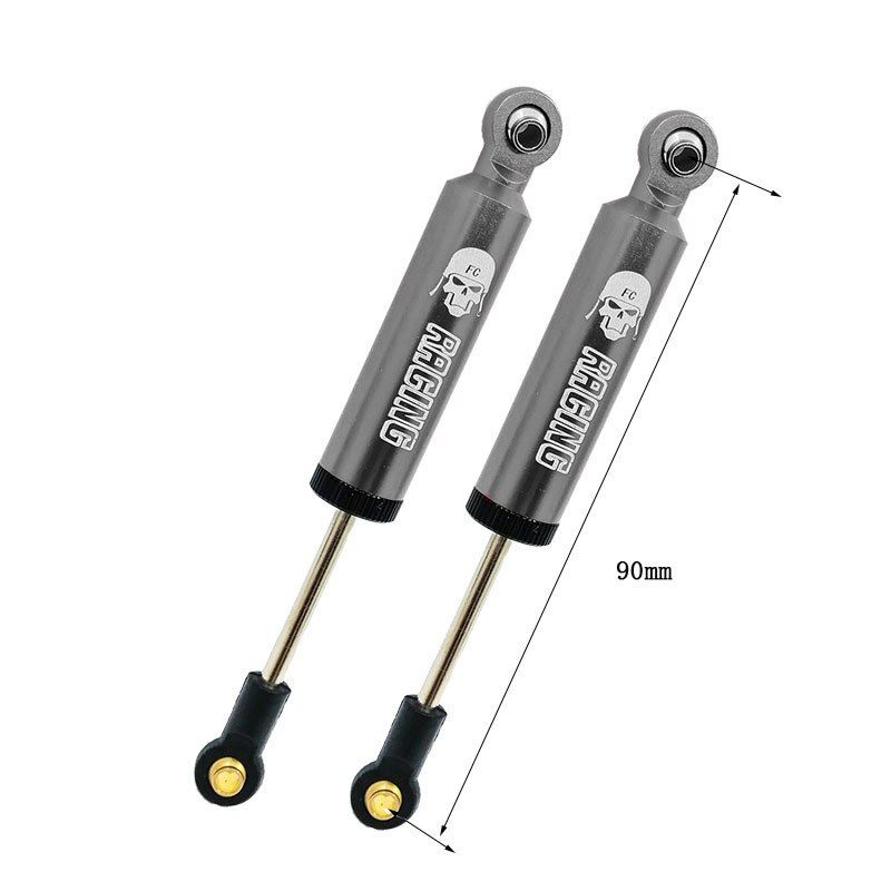 SC Models 100mm Crawler Aluminium Two Stage Internal Spring Damper - Grey (2) (SCLFSABH002GRY)