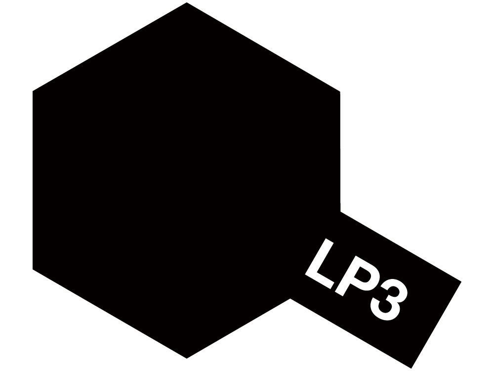 Tamiya Lacquer - LP-3 Flat Black ( THC 82103)