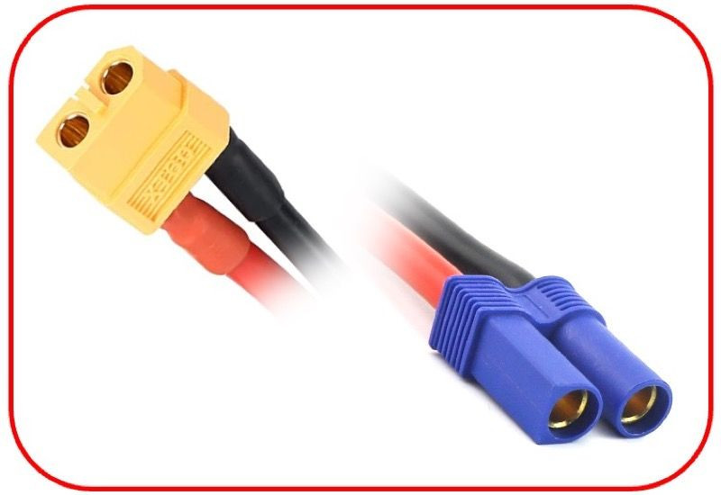 Absima Charging Cable XT60 To EC5 15cm