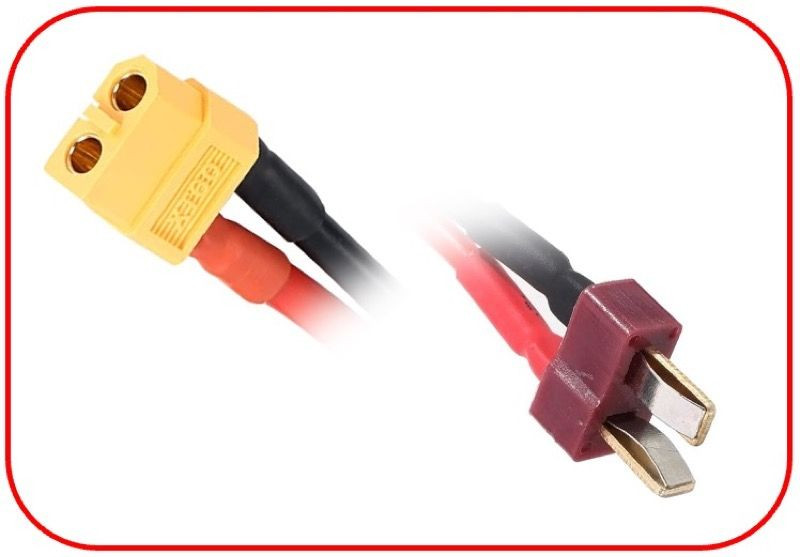 Absima Charging Cable XT60 To T-plug 15cm ( AB 3040050)