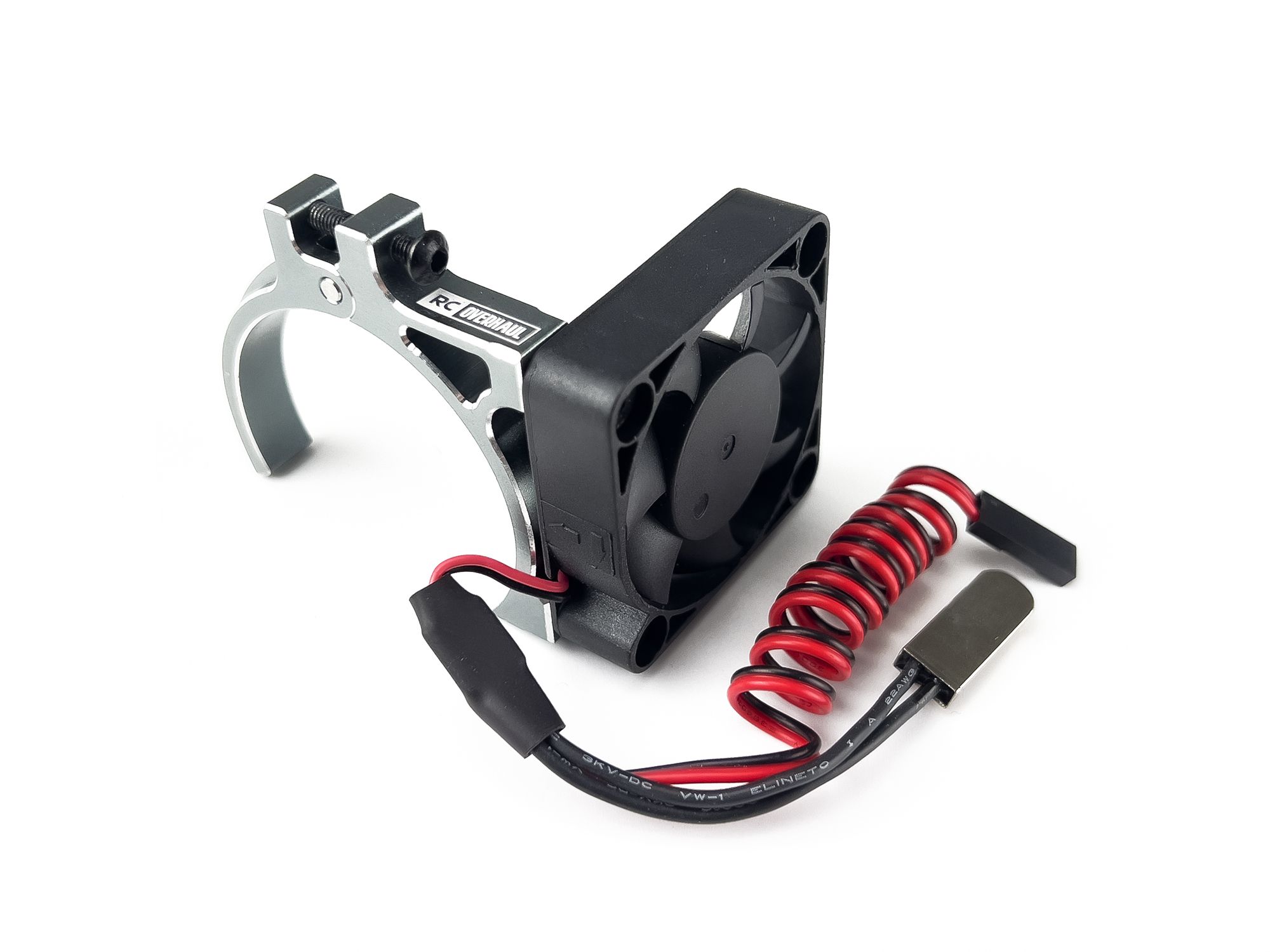 RC Overhaul Motor Fan unit w/Temp Sensor,w/Mount Titanium colour 38~42mm (M-RCO-FAN01T)