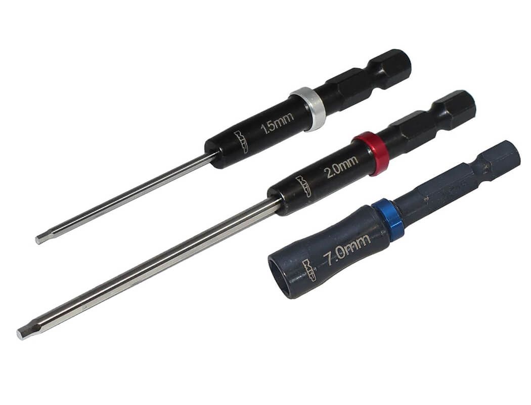MIP Speed Tip Hex Driver Wrench Set Gen 2 1.5,2.0mm Hex, 7.0mm Nut Driver (MIP9625)