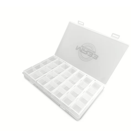 MR33 Hardware Box Medium Clear 17.5 x 11 x 2.6cm, 28 in 1(MR33-HBMC)
