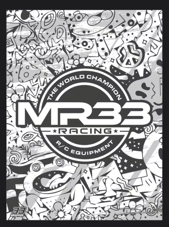 MR33 Setup Board Onroad 39 x 29 x 1cm White (MR33-SIG-SB-ON-WHITE)