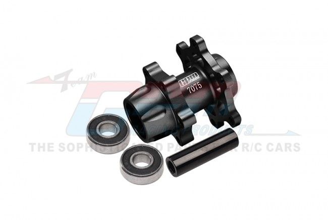 GPM Promoto MX  Aluminum 7075-T6 Front Wheel Hub Hex (Larger Inner Bearings) (MX006-BK)