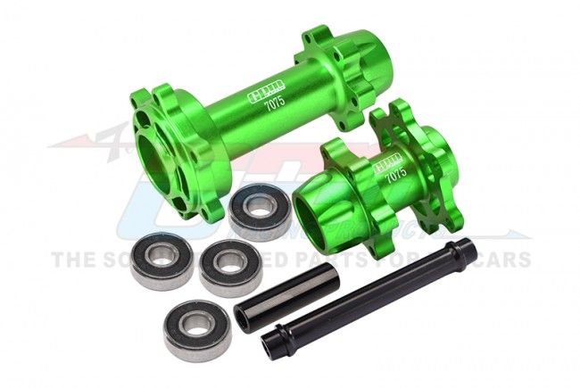 GPM Promoto MX  Aluminum 7075-T6  Front &amp; Rear Wheel Hub Hex (Larger Inner Bearings) (MX0067-G)
